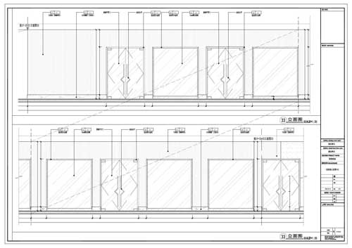 商場深化設(shè)計(jì)施工圖一層立面圖33