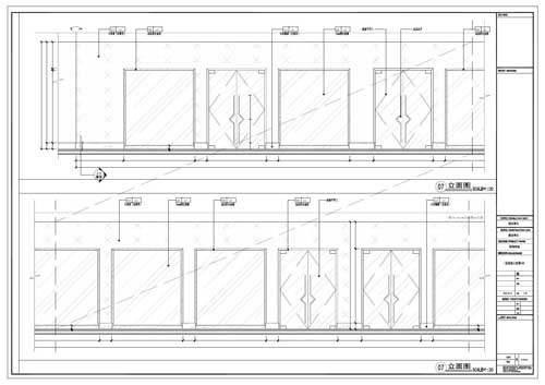 商場深化設(shè)計(jì)施工圖一層立面圖07