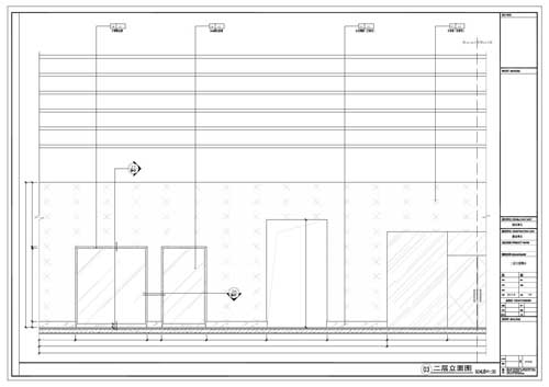 商場(chǎng)深化設(shè)計(jì)施工圖二層立面圖03