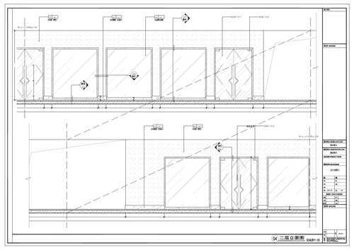 商場(chǎng)深化設(shè)計(jì)施工圖二層立面圖04