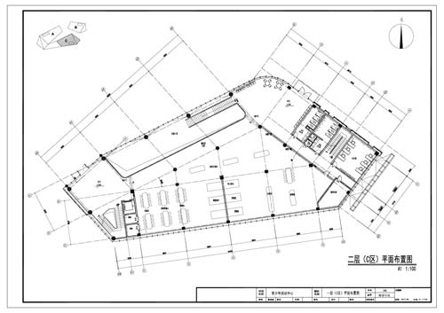 青少年活動(dòng)中心施工圖深化設(shè)計(jì)二層C區(qū)平面布置圖